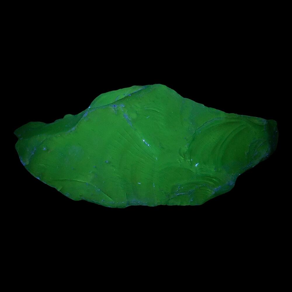 Art Glass Cullet Cobalt Natural Sculpture‎ Glowing Slag Manganese #4GX19